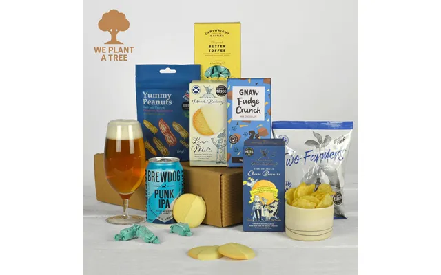 Sustainable Beer And Snacks Gift Box