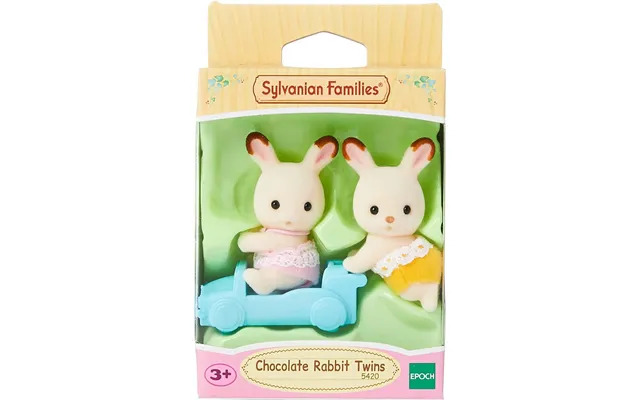 Sylvanian Families Chocolate Rabbit Twins Toy Playset For Age 3 And Up product image