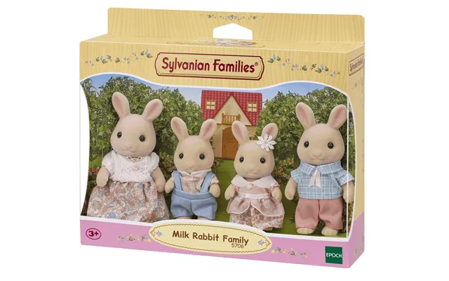 Sylvanian Families Milk Rabbit Family Toy Playset For Ages 3 And Up product image