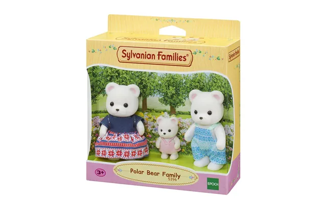 Sylvanian Families Polar Bear Family Toy Playset For Ages 3 And Up product image