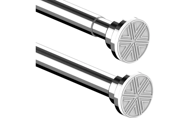 Tension Curtain Rod Shower Stainless Steel No Drill Extendable 90-160 Cm Aiitomg