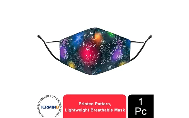 Termin8 Printed Pattern Breathable Mask - Lightweight Design 1 product image