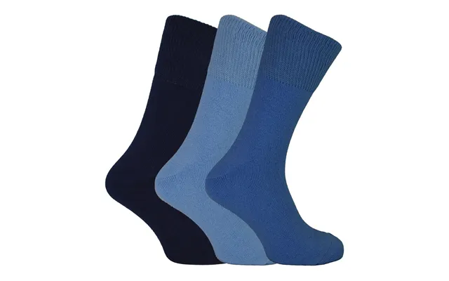 Thmo 3 Pack Bamboo Thermal Socks - 4-8 Uk Blue product image