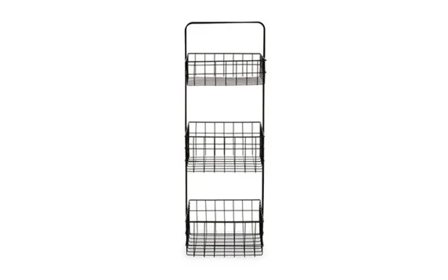 Three Tier Black Storage Caddy Kirby