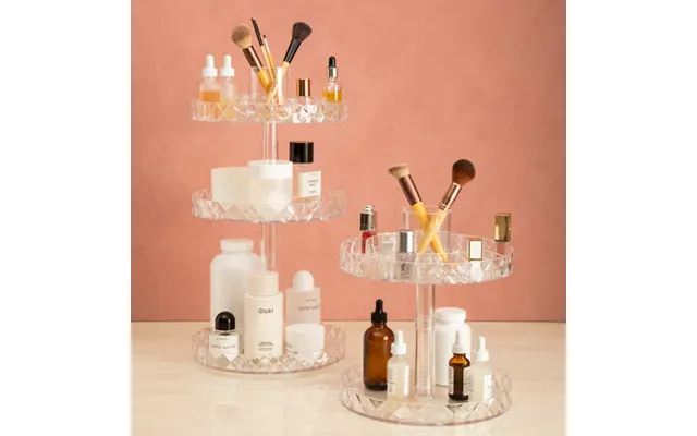 Three Tier Revolving Cosmetic Organiser Beauty