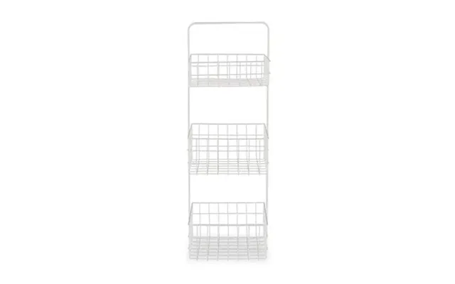 Three Tier White Storage Caddy Kirby
