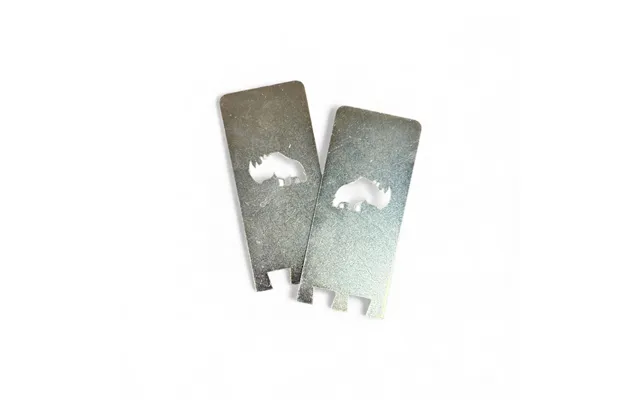 Tingle Plate - Pair Silver Zinc Plating