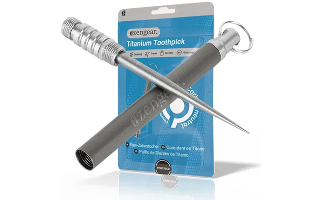 Titanium Toothpick Edc And Keyring - Portable, Reusable For Travel
