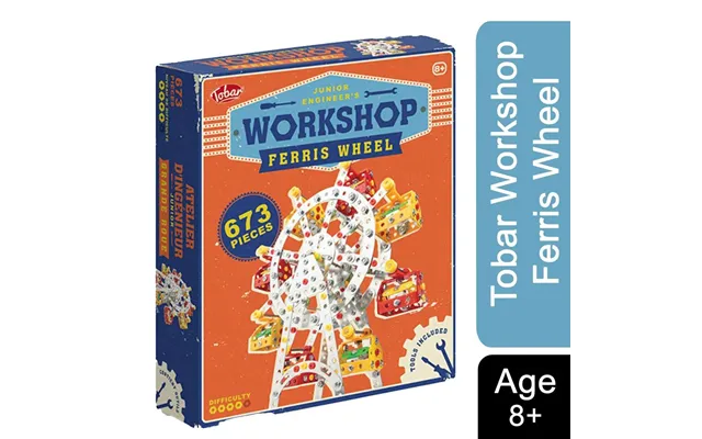 Tobar Workshop Ferris Wheel, 673 Pieces - High-quality Metal And Plastic Construction Kit product image