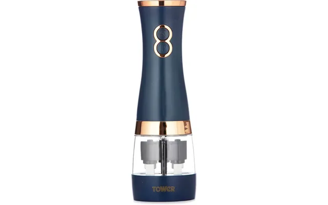 Tower Electric Salt And Pepper Mill Battery Ceramic Grinders Blue