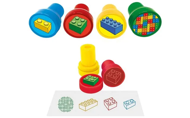 Toy Brick Ink Stamper Single In Assorted Designs For Ages 3 And Up product image