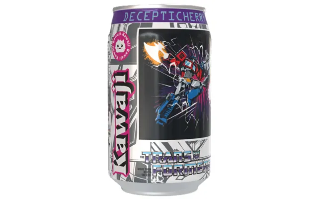 Transformers Decepticherry - Cherry Vanilla Soda Flavour Can 330ml Standard