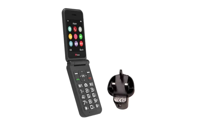 Ttfone Black Tt760 With Mains Charger - Three Pay As You Go