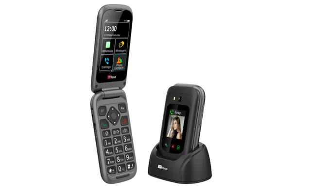 Ttfone Tt970 4g Whatsapp Flip Senior Big Button Mobile With O2 Bundle Pay As You Go Sim