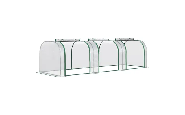Tunnel Greenhouse Steel Frame Garden W Zipped Doors-protect Crops & Nurture Plants product image