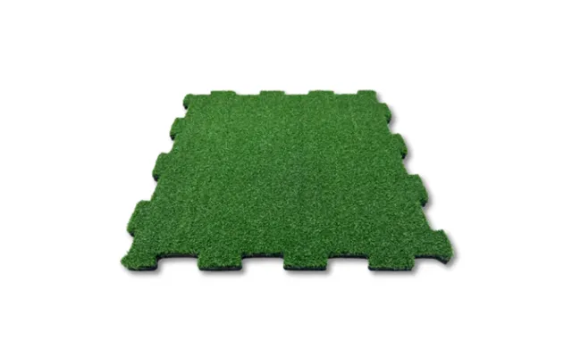 Turf Puzzle Tiles Interlocking Grass Mats - Green
