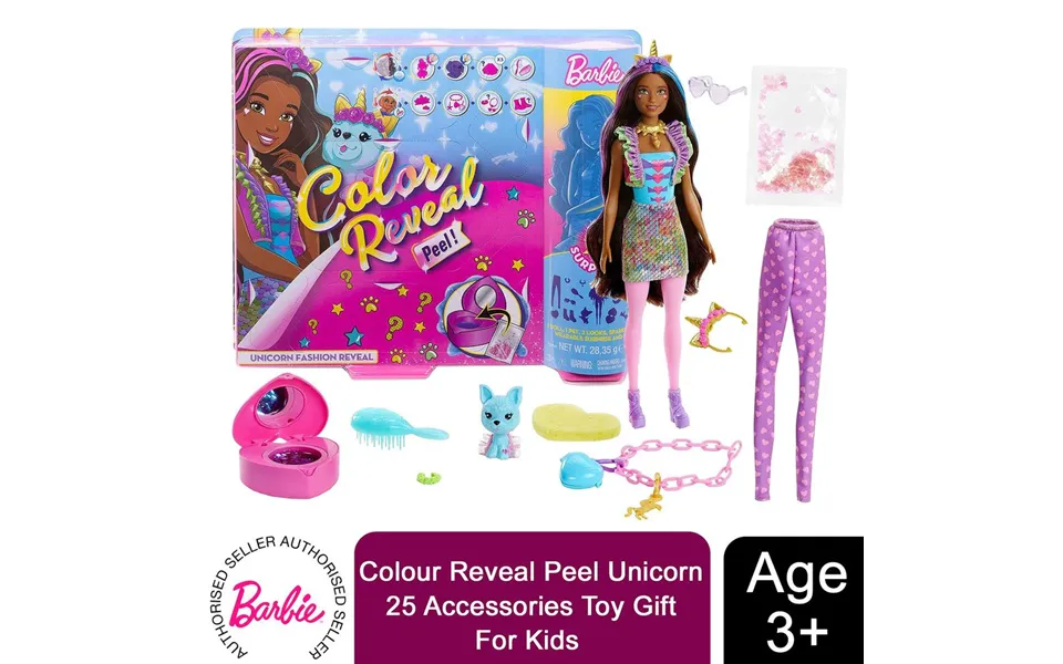 Ultimate Colour Reveal Unicorn Doll Toy - 25 Accessories