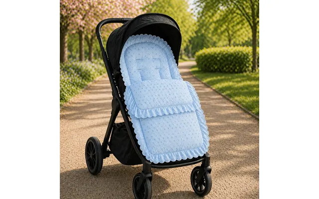 Universal Broderie Anglaise Pushchair Footmuff Cosy Toes - Fits All Pushchairs Prams And Buggies