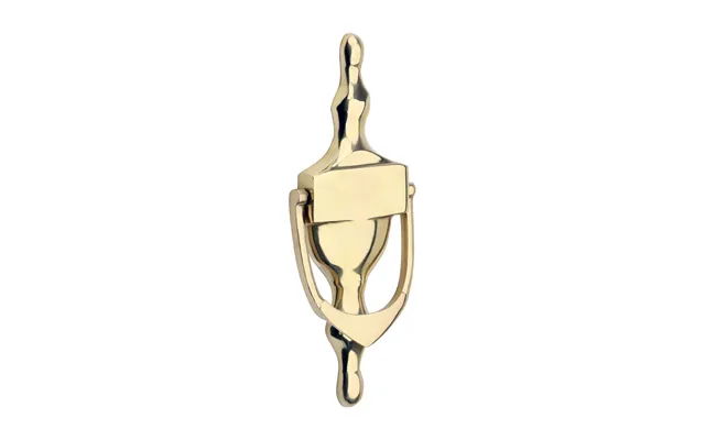 Urn Pattern Door Knocker Polished Brass - 166 × 60