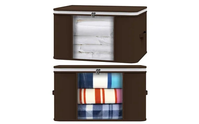 Vinsani 2pk Large Storage Bags - Brown