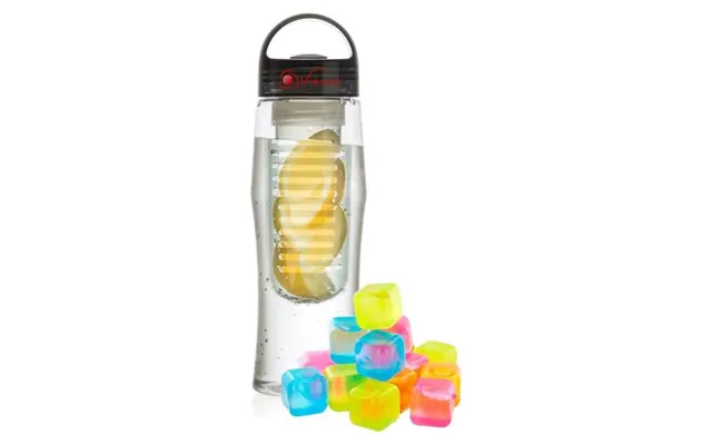 Vinsani Bottle Ice Cubes Multicoloured - Black