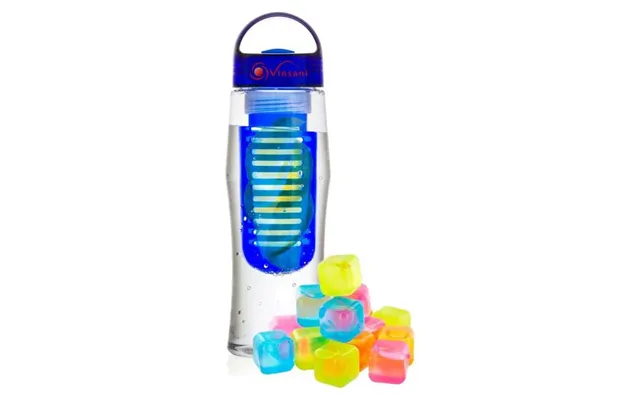Vinsani Bottle Ice Cubes Multicoloured - Blue