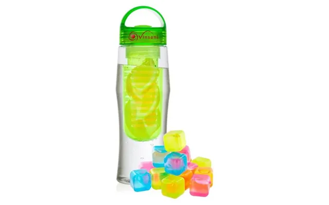 Vinsani Bottle Ice Cubes Multicoloured - Green