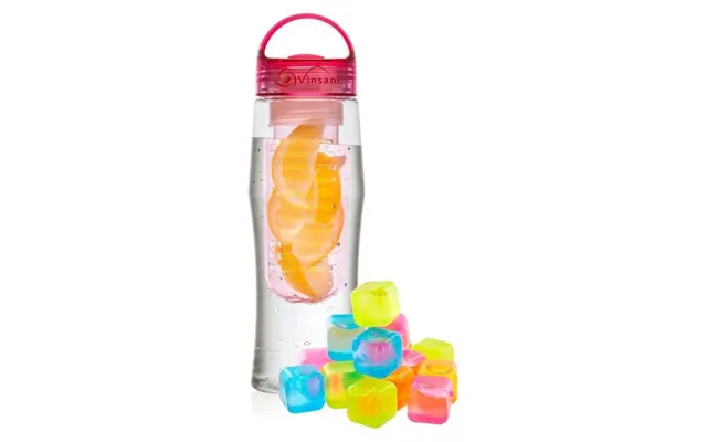 Vinsani Bottle Ice Cubes Multicoloured - Pink