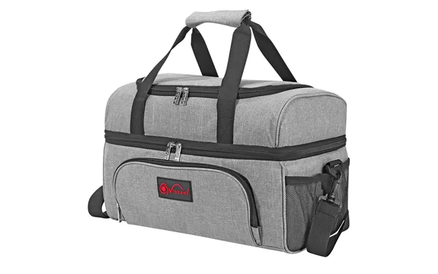 Vinsani Curve Cooler Bag Premium Quality, Dual Compartment, Large Capacity, Leak-proof Lining - 30l product image