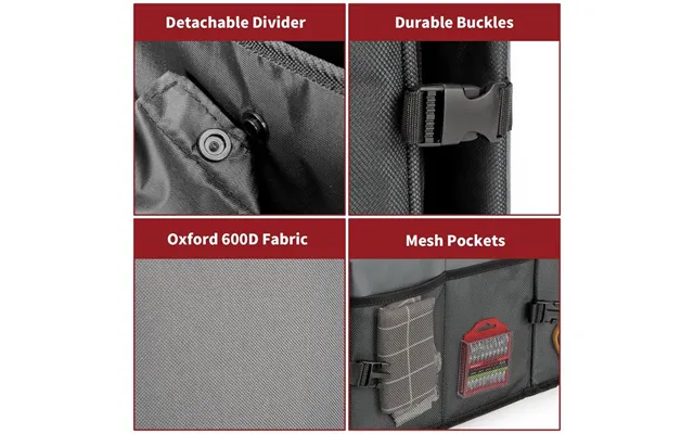 Vinsani Deluxe Car Boot Storage Organize Your Car's Essentials With This High-quality, Multipurpose Storage Solution - G product image