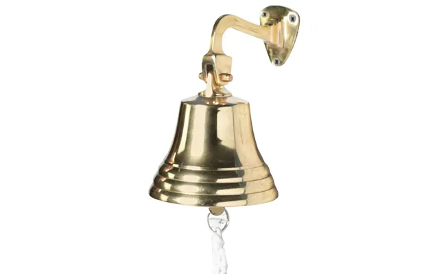 Vintage Gold Ship Bell Wall Mounted M&w High Quality Perfect For Home Or Bar Use