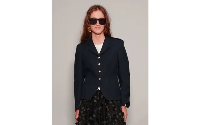 Vintage Naval Uniform Blazer In Navy - S
