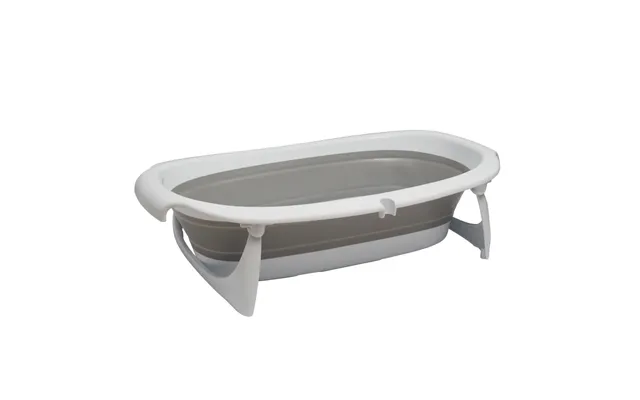 Vital Baby Foldable Compact Baby Bath - White & Grey
