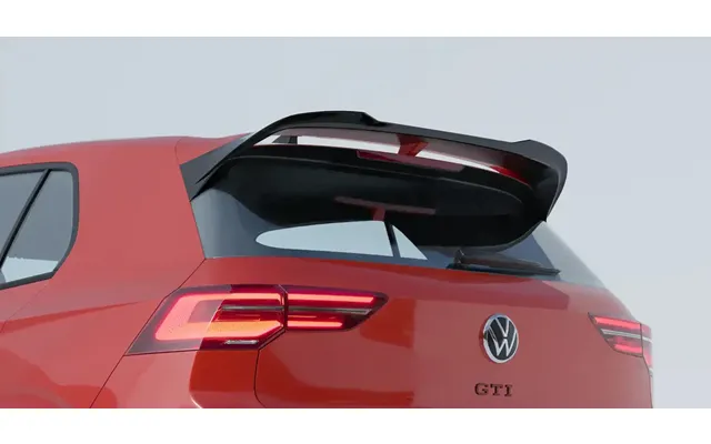 Vw Golf R & Golf Gti Clubsport Mk8 Evo-1 Gloss Black Rear Spoiler By Zaero 2020