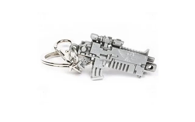 Warhammer 40k Metal Bolter Keychain