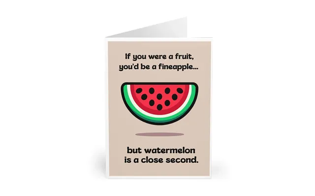 Watermelon Greeting Card - A6 Glossy