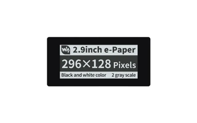Waveshare 2.9 Inch 296 X 128 Pixel Touch Black White E-paper Module For Raspberry Pi Pico, Spi Interface, 20051 - 20051