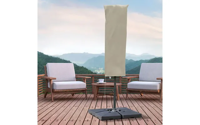 Weatherproof Cantilever Umbrella Cover With Zipper - Outdoor Parasol Protector