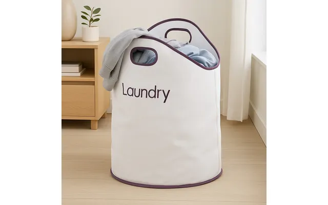 White And Purple Laundry Bag Greenloop