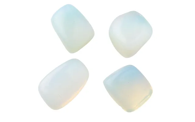 White Opalite Tumbled Semi-precious Collectible Gemstone