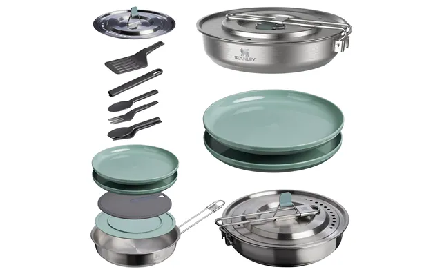 Wildfare Core Fry Pan Cookset For Camping - One Size Shale Charcoal