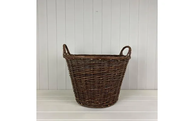 Willow Round Log Basket D50 X H43 X W51cm