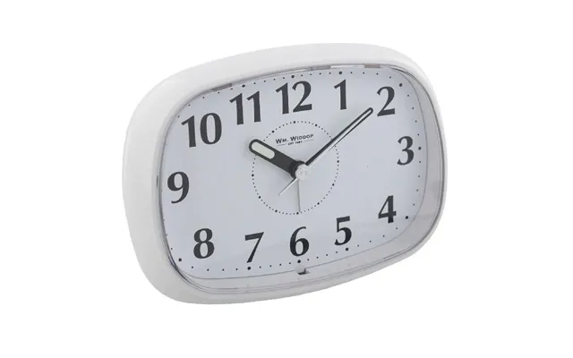 Wm.widdop Alarm - Oval With Light & Snooze White