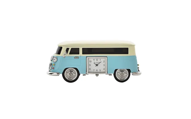 Wm.widdop Miniature Clock Camper Van Blue