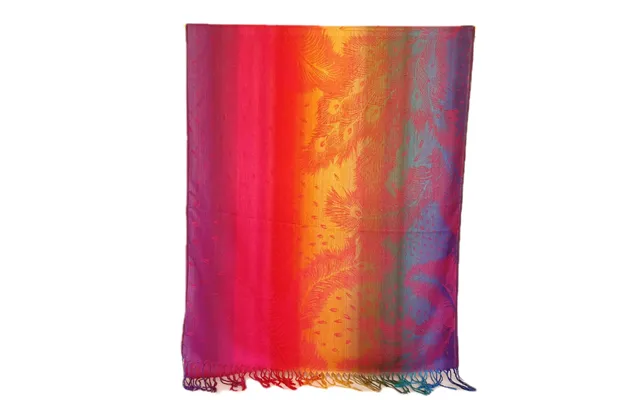 Women's New Ethnic-style Tassel Scarf Cotton Twill Shawl - Red