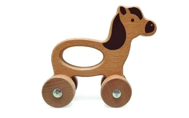 Wooden Animals On Wheels - Horse