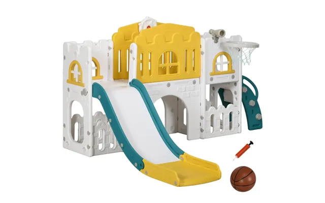 Wooden Swing Set Toddler Slide