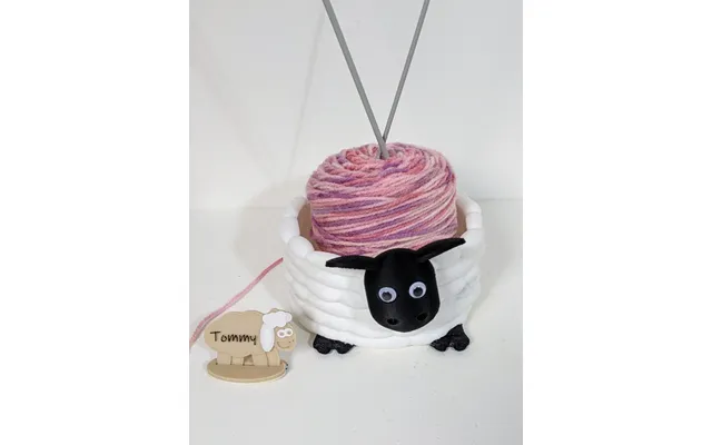 Woolly Sheep Yarn Bowl For Small - Medium Balls Of Wool . Knitting Or Crocheting