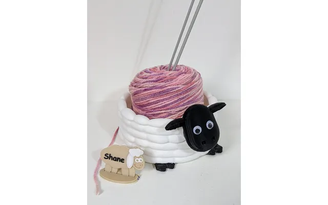 Woolly Sheep Yarn Bowl For Small - Medium Balls Of Wool . Knitting Or Crocheting
