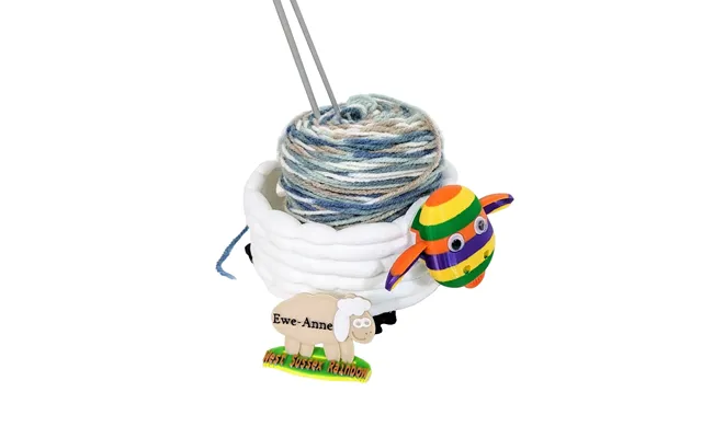 Woolly Sheep Yarn Bowl For Small - Medium Balls Of Wool . Knitting Or Crocheting